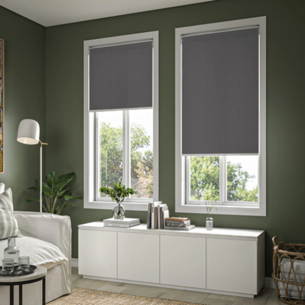 Blackout Grey Roller Blinds