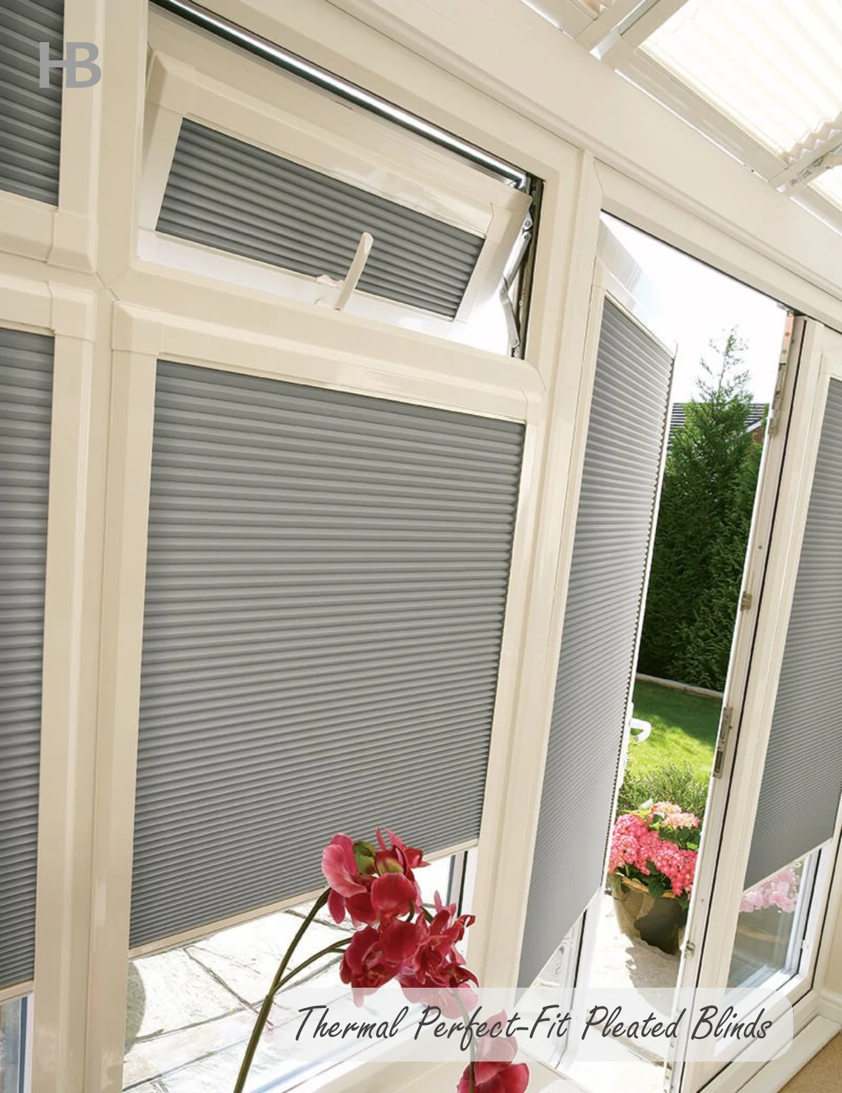 Thermal Pleated Perfect-Fit Blinds