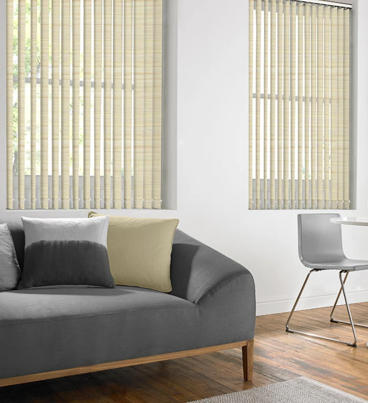 Beige Vertical Blinds