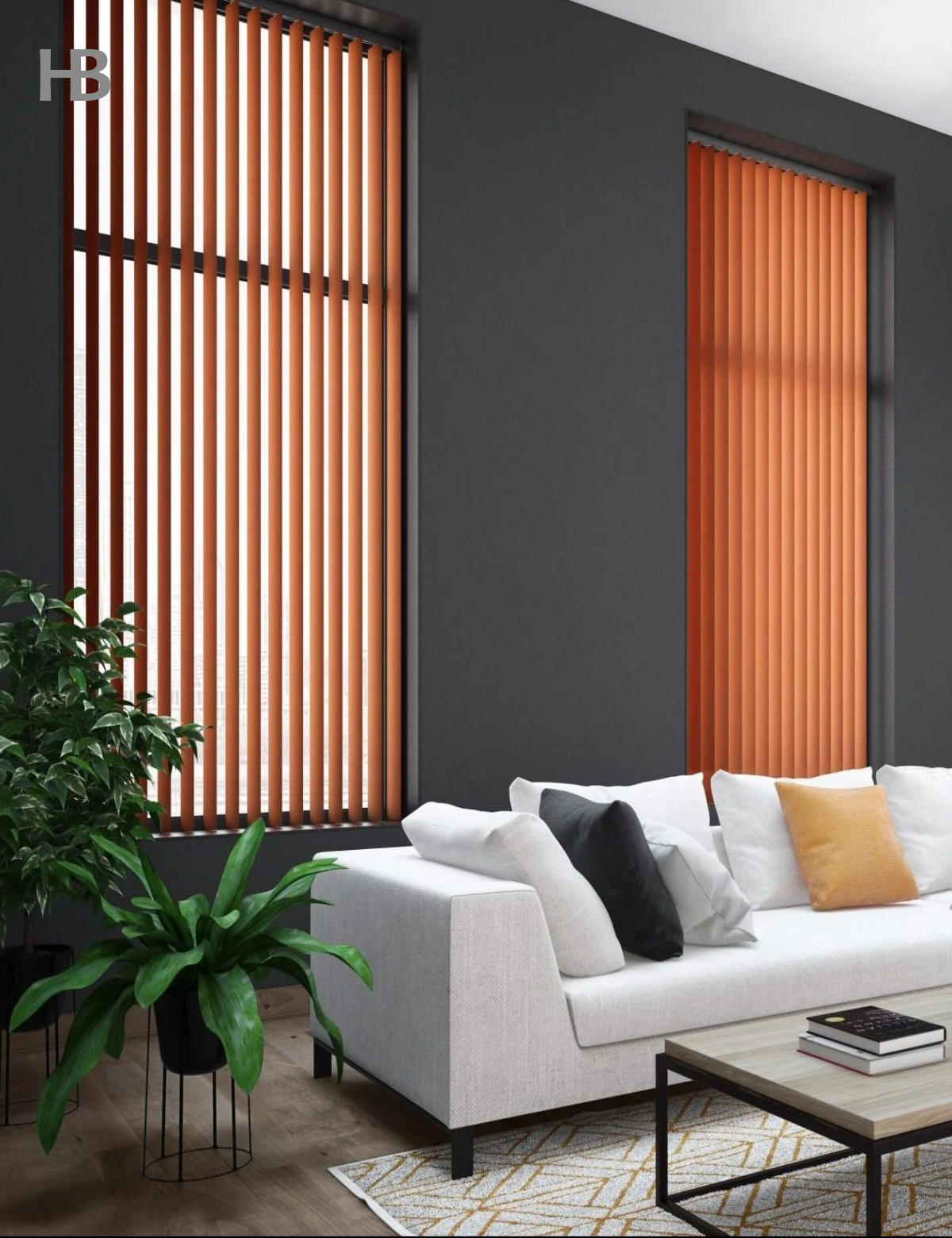 Living Room Vertical Blinds
